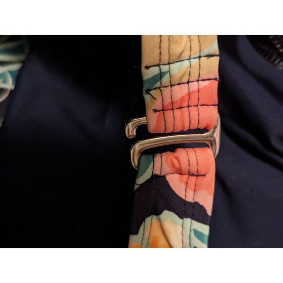 Hurley Ladies' One-Piece UPF 50+ 4-Way Stretch Swimsuit Pink Floral Size Small L - Picture 9 of 10